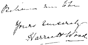 Harriett Wood's signature - 2kB gif