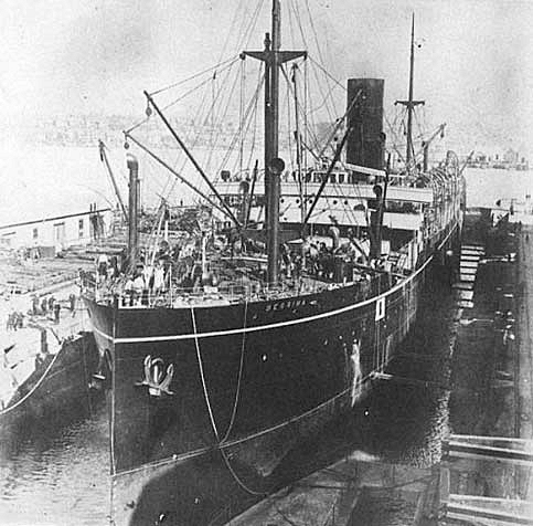 HMAT Berrima troop ship - 137kB jp