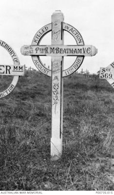 Robert Beatham's grave - 22kB jpg