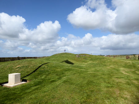 Site of Pozieres windmill - 32kB jpg