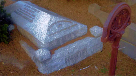 General view of Charles walter's grave - kB jpg