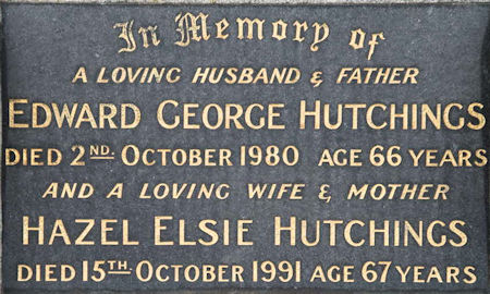 Hazel Hutching's headstone 47kB jpg