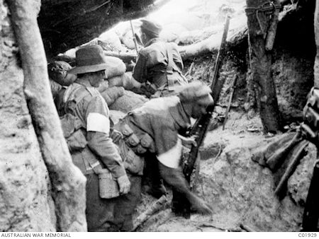 7/Bn in Lone Pine trenches 08 August 1915 - 41kB jpg