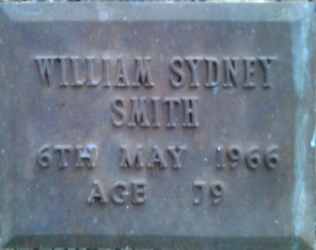 William Sydney Smith's headstone - 25kB jpg