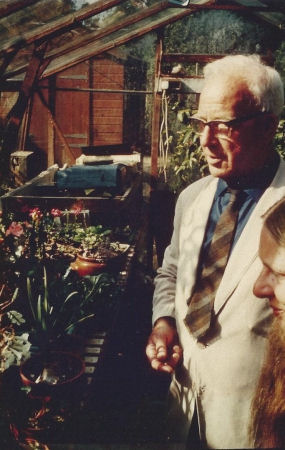 Whyrill Crompton the day he died in 1981 - 37kB jpg