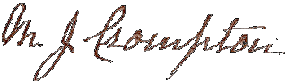 Mary Jane Crompton's signatue - 8kB gif