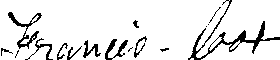 Francis Cox's signature 25Kb-jpg